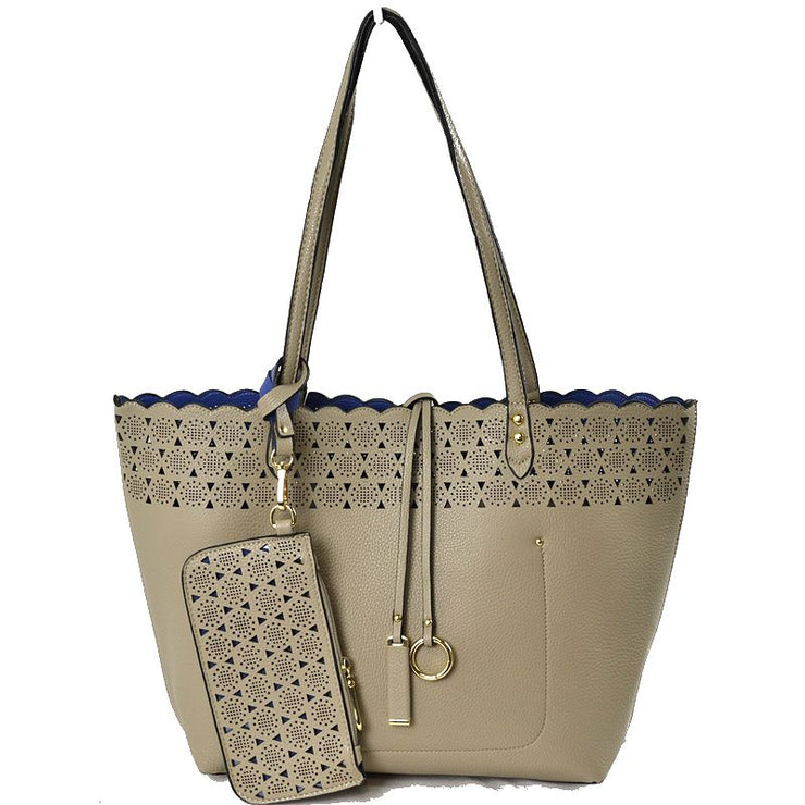 Mindy Reversible Cut Out Tote