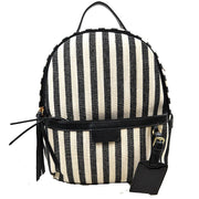 Zoey Linen Striped Backpack