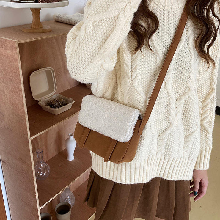 Sherpa Shoulder and Crossbody Bag