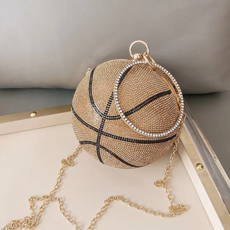 Rhinestone Basketball Handbag Must have for the Sports Lover