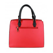 Trenton Structured Satchel with Decorative Lock