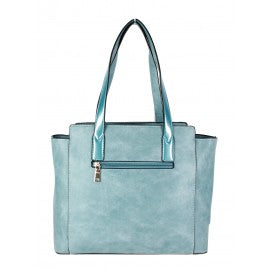 Karen Tote with Love Text Ribbon