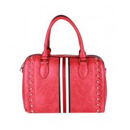 Virginia Satchel with Stripe