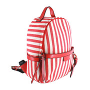 Zoey Linen Striped Backpack