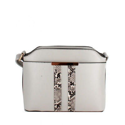 Whitney Snake Skin Stripe Crossbody