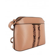 Whitney Snake Skin Stripe Crossbody