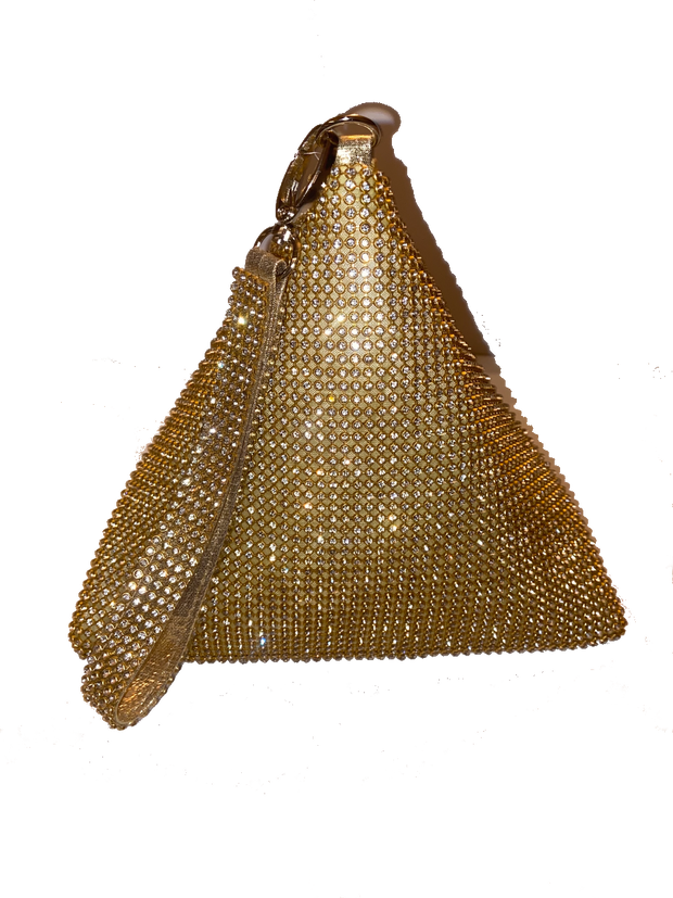 Jessie Pyramidal Rhinestone Evening Bag