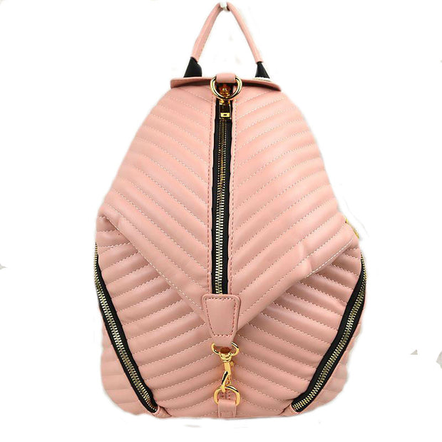 Nigra Backpack with Zipper Accents