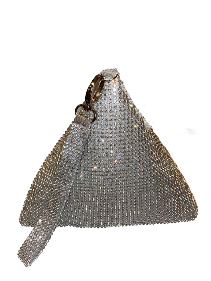 Jessie Pyramidal Rhinestone Evening Bag